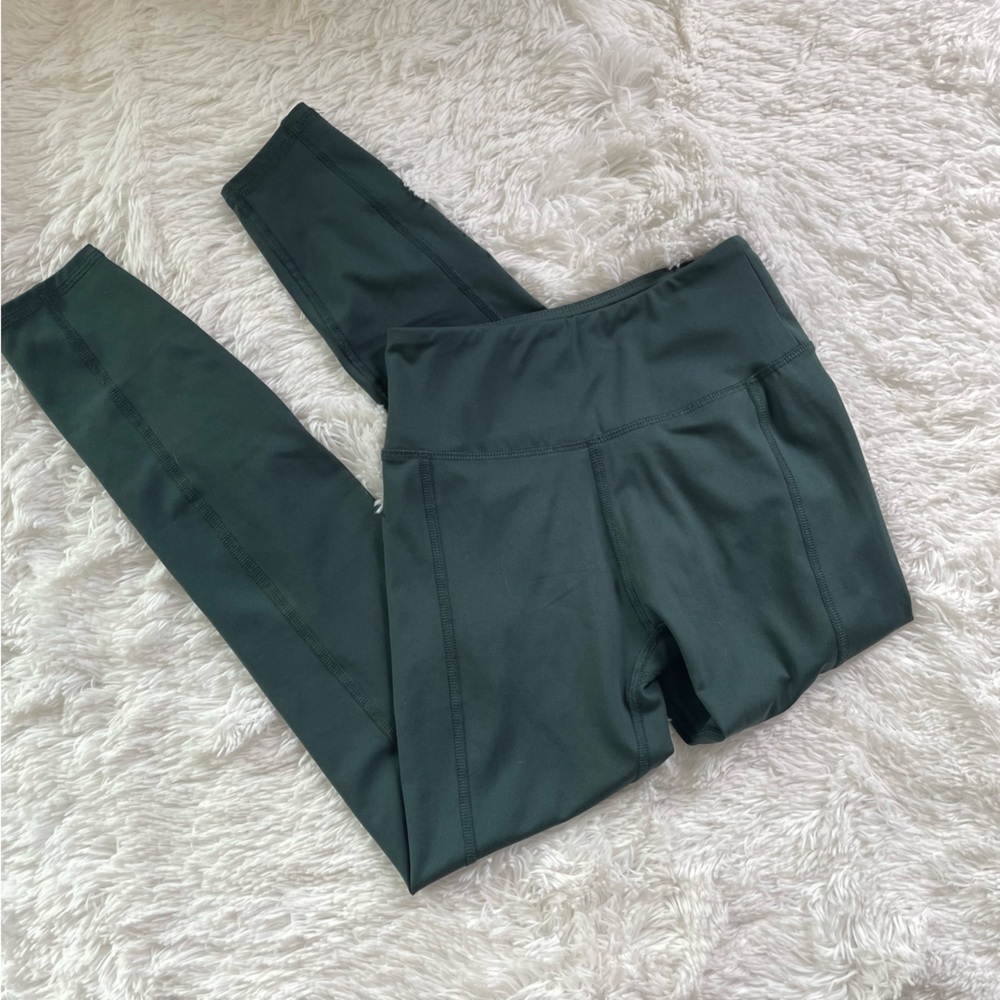 Madewell MWL Flex High Rise Leggings in Dark Palm - Picture 5 of 7